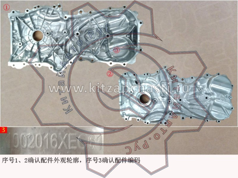 Крышка цепи ГРМ Tank 300 1002016XEC61